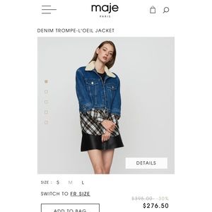 Maje denim jacket